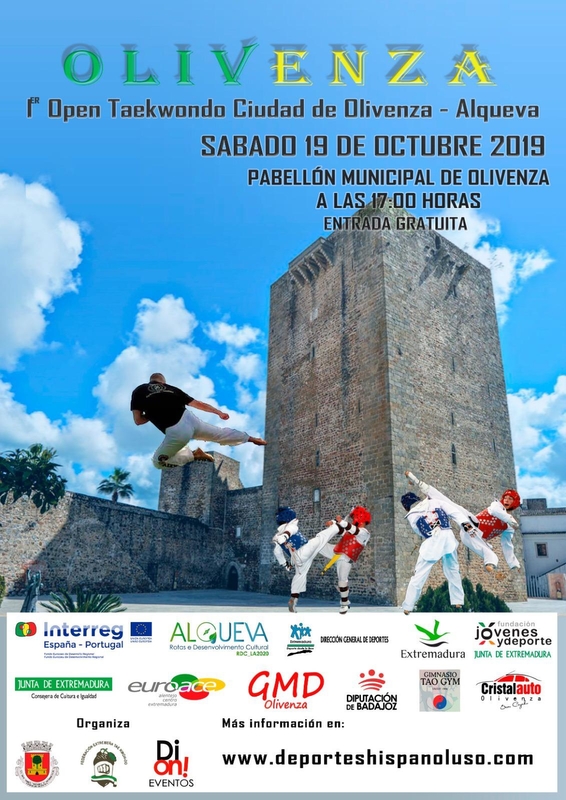 Taekwondo y Trail solidario este fin de semana en Olivenza