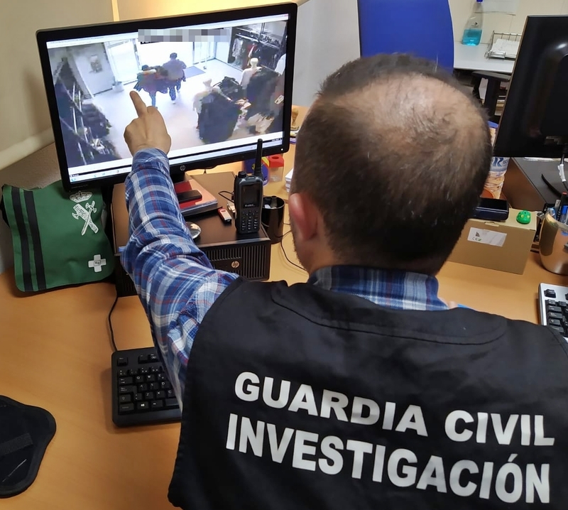 La Guardia Civil desarticula un grupo criminal dedicado al hurto en establecimientos comerciales de Extremadura