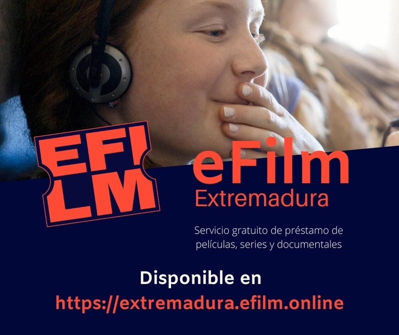 La Red de Bibliotecas de Extremadura ofrece desde hoy el nuevo servicio gratuito eFilm, de préstamo online de películas y contenidos audiovisuales
