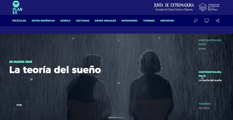 Cultura crea la web 'PlanExenCasa' para facilitar el acceso a la programación cultural extremeña 