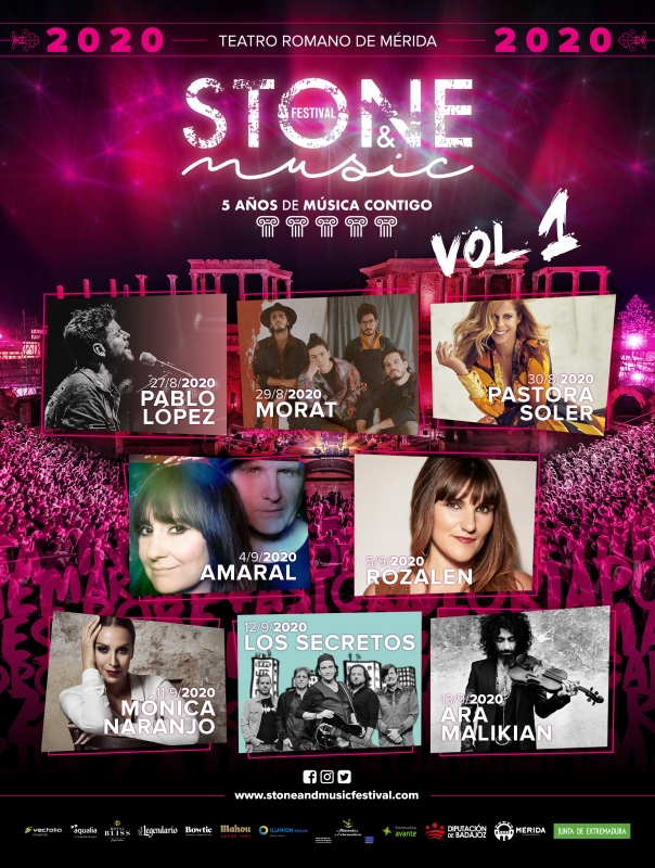 Rozalén y Los Secretos se incorporan al cartel de Stone & Music Festival 2020