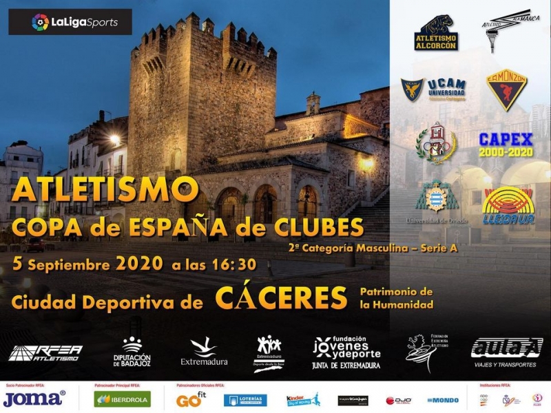 Extremadura acoge este fin de semana competiciones nacionales de atletismo y salvamento y socorrismo