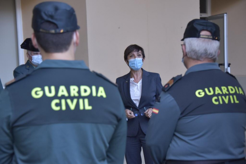 La Directora General se reúne con los responsables de la Guardia Civil en Extremadura 