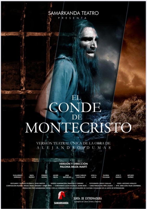 El Conde de Montecristo llega al Centro Cultural Nueva Ciudad de Mérida de la mano de Samarkanda Teatro