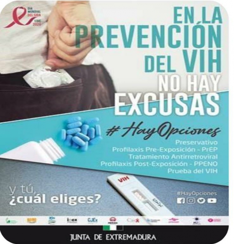 El Instituto de la Juventud programa actividades presenciales y online dentro de la campaña 'En la prevención del VIH no hay excusas. #HayOpciones'