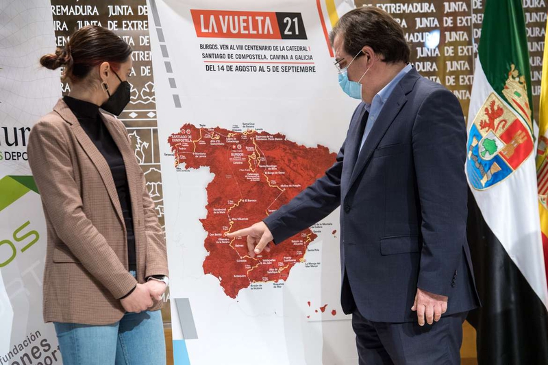 Fernandez Vara asegura que Extremadura será ''un referente'' de la Vuelta Ciclista a España en 2021