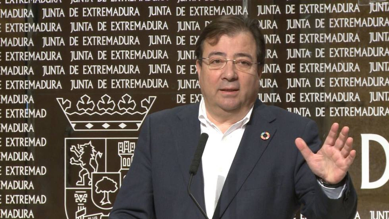 Fernández Vara anuncia que el debate del Estado de la Región se celebrará en abril 