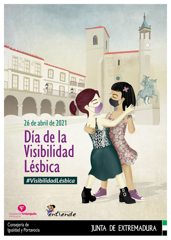 La Junta de Extremadura reivindica la visibilidad de las mujeres lesbianas en un día para la lucha por sus derechos