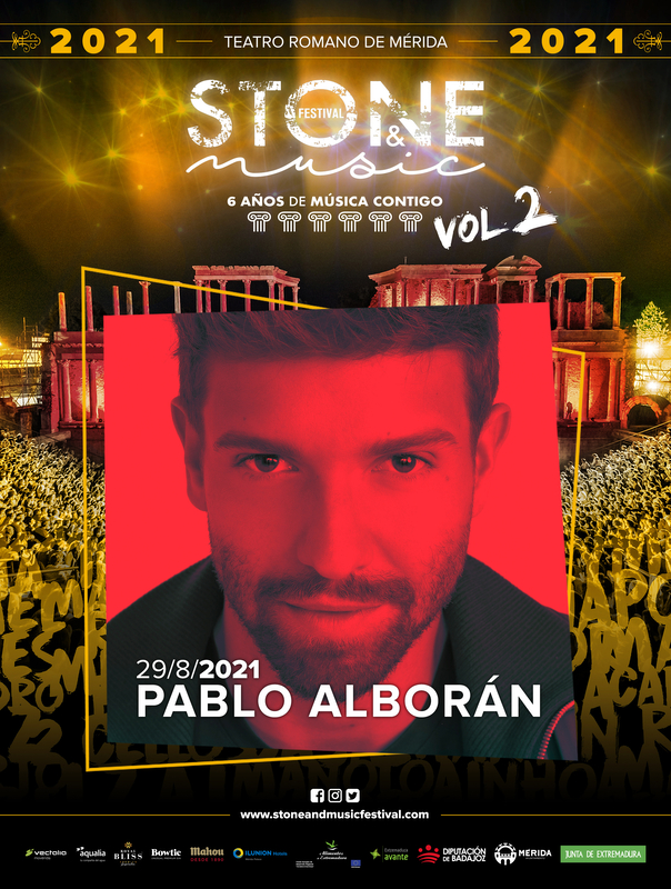Pablo Alborán vuelve a participar en Stone & Music Festival, ahora con su nuevo trabajo Vértigo