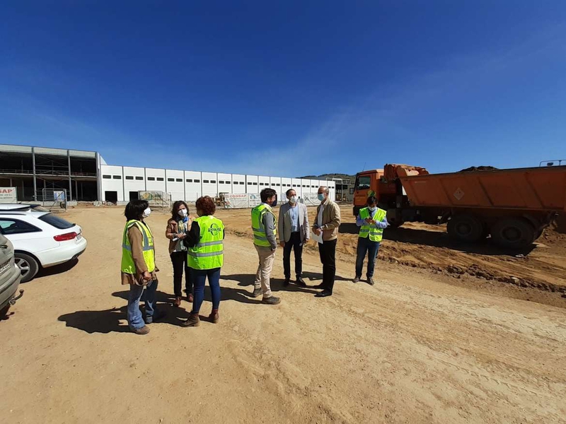 Avanza a buen ritmo la obra de la nueva Estación de Bombeo de Aguas Residuales para el polígono agroganadero de Zafra