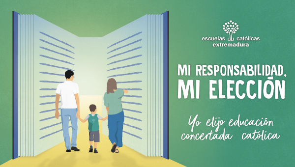 Escuelas Católicas de Extremadura recuerda el derecho de los padres a elegir el colegio de sus hijos para el nuevo curso escolar