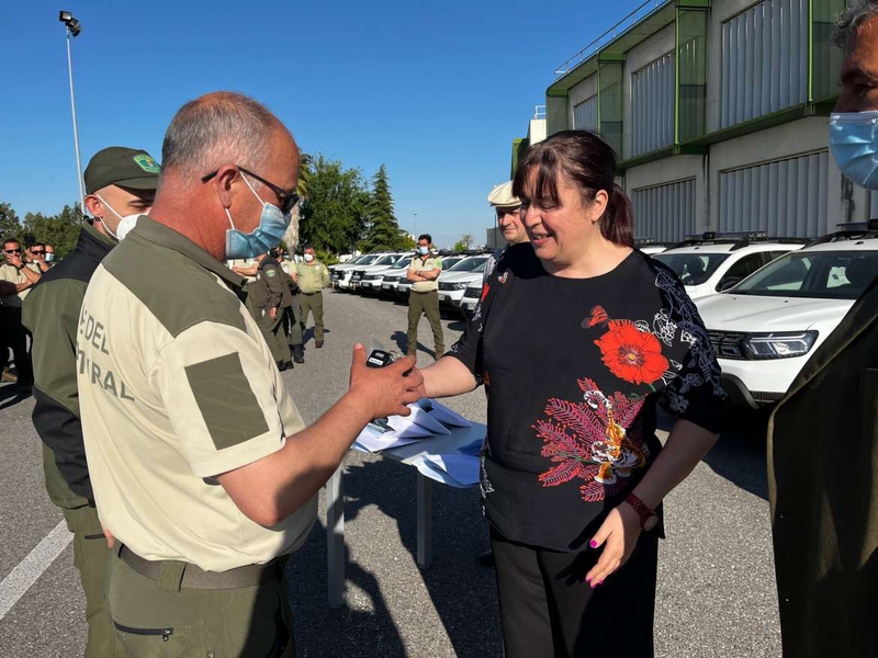 La Junta entrega 34 vehículos adquiridos para ampliar el parque móvil de los Agentes del Medio Natural en Extremadura