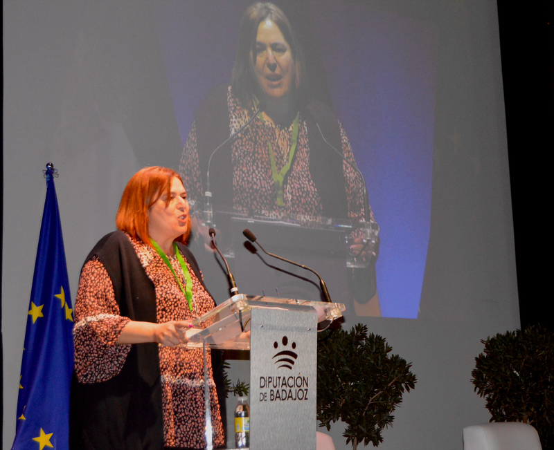 Begoa Garca inaugura el II Foro sobre Reto Demogrfico de Extremadura 