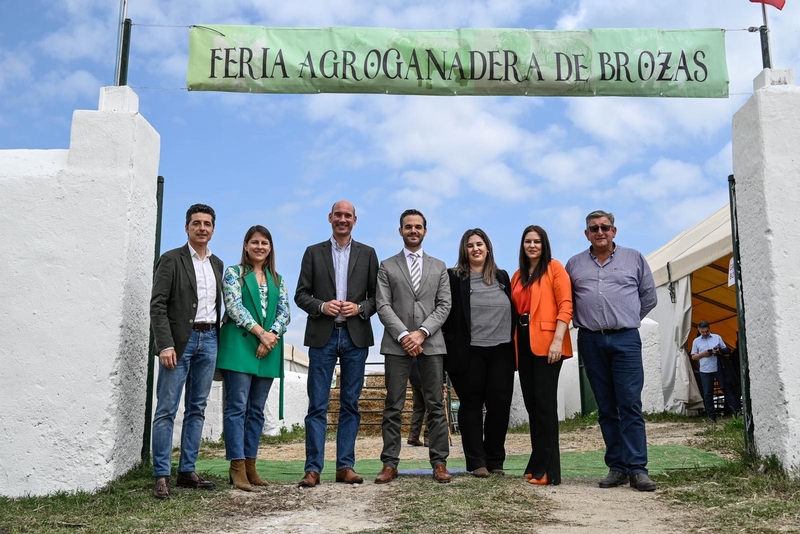 La Junta valora la esencia de la Feria Agroganadera de Brozas