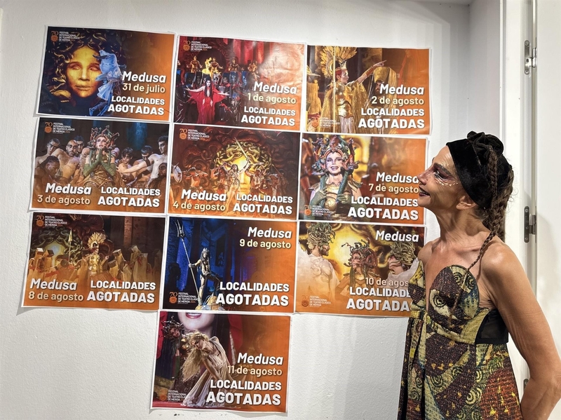 'Medusa' se despide del Festival de Mérida con un total de 32.679 espectadores en sus diez funciones con lleno absoluto
