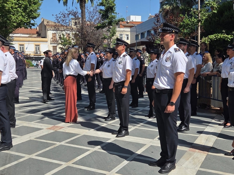 Guardiola destaca que Extremadura cuenta hoy en día con un cuerpo de Policía Local 'más preparado y moderno'