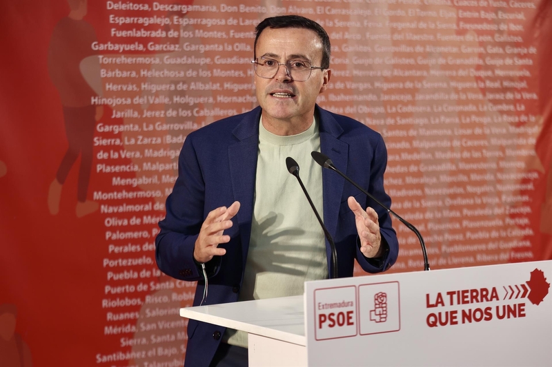 Gallardo advierte que rechazar la condonación de la deuda sería ''la mayor traición a Extremadura en nombre de Feijóo''
