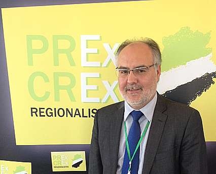Estanislao Martín, elegido candidato de la coalición regionalista extremeña PREx CREx