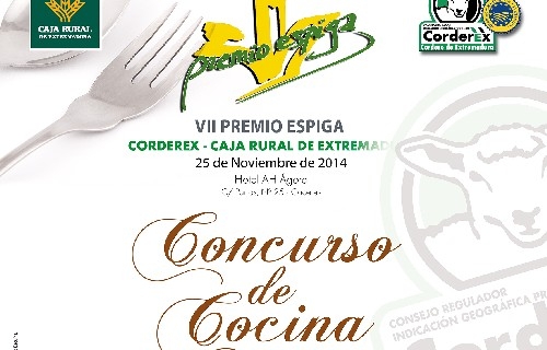El chef cacereño Juan Francisco Burgos, ganador del VII Premio Espiga Corderex-Caja Rural de Extremadura