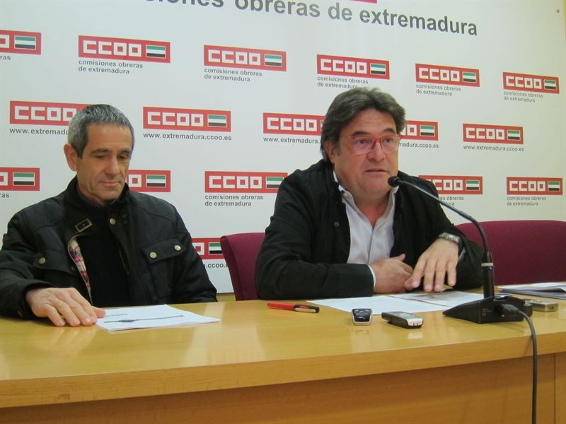 CCOO traslada a todos los partidos sus propuestas de políticas 'alternativas' para 'mejorar la situación' de Extremadura