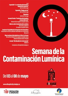 La Diputación de Badajoz organiza la ''Semana de la Contaminación Lumínica'' en El Hospital Centro Vivo