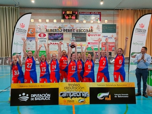 AB Oliva y CBA Guadalupe se alzan con el Trofeo Diputación de Badajoz de Baloncesto