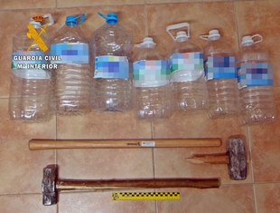 La Guardia Civil investiga a los presuntos autores de robos perpetrados en una caseta de riego de Almendralejo