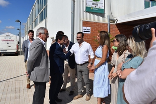 Miguel Ángel Gallardo inaugura el 37º Salón Ovino de Castuera