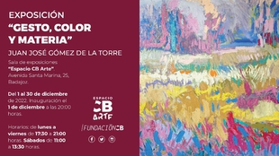 Juan José Gómez de la Torre expondrá sus pinturas en Espacio CB Arte
