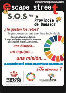 La Diputacin sensibiliza sobre los Objetivos de Desarrollo Sostenible a travs del proyecto 'Escape Street: S.O.S. por la provincia de Badajoz'