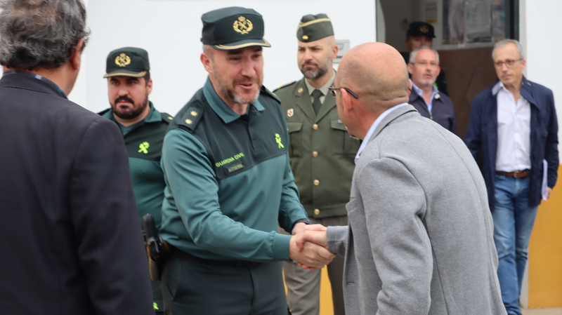 Obras de remodelacin del Cuartel de la Guardia Civil de Montijo