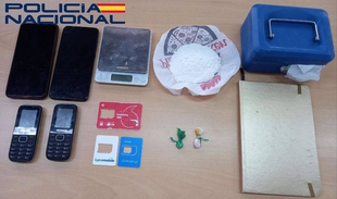 Un detenido con más de 40 gramos de cocaína en su domicilio en Villanueva de la Serena
