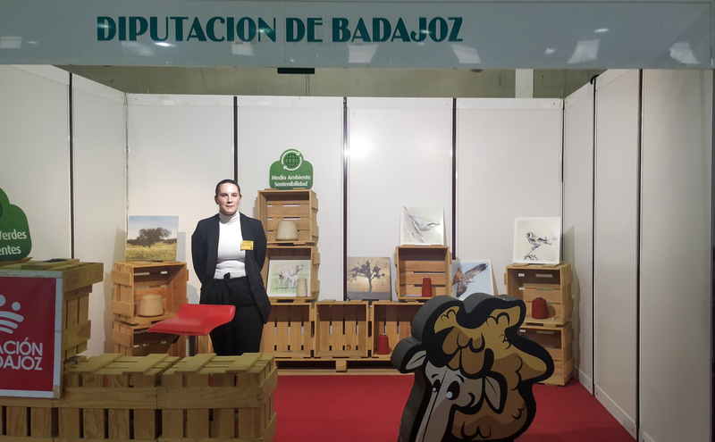 La Diputación de Badajoz, presente en la Feria de Muestras de la Campiña Sur de Azuaga 2023