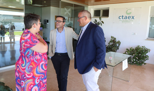 El presidente de la Diputacin de Badajoz visita las instalaciones de Ctaex
