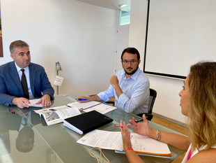 Reunin Diputacin CTAEX para la puesta en marcha de la VII Cata-Concurso Aceite de Oliva Virgen Extra de la Provincia de Badajoz Cosecha temprana