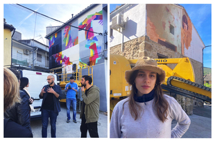 Gargantilla inicia la 9ª edición de “Muro Crítico”, que dejará su impronta en 7 municipios cacereños con 21 murales de arte urbano