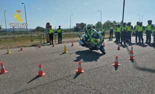 Pruebas de Selección para formar parte de la Unidad Móvil de Seguridad Vial de la Guardia Civil en la Vuelta a España