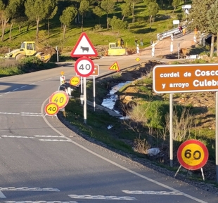 Tras carreteras provinciales en Badajoz siguen cerradas y 10 ya han sido reabiertas tras reparar daños por la borrasca