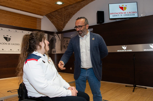 Diputación de Cáceres y Loida Zabala, por la promoción de los valores del deporte, la inclusión, la igualdad y la visibilidad