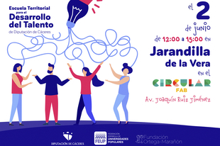 La Escuela de Talento de la Diputación de Cáceres llega este lunes 2 de junio a Jarandilla de la Vera