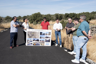 La Cumbre y Plasenzuela quedan conectadas por carretera tras las obras de la Diputación de Cáceres en el camino rural intermunicipal