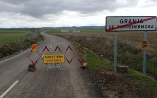 olo una carretera provincial permanece cortada al tráfico por los efectos de la borrasca Kristin