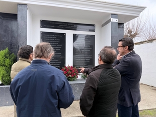 La Diputación de Cáceres rinde homenaje a las víctimas de la Mina Terría