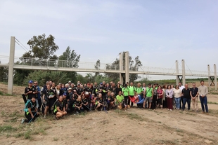 Reforzada la seguridad y el valor histórico del Camino Mozárabe de Santiago con una pasarela peatonal sobre el río Búrdalo