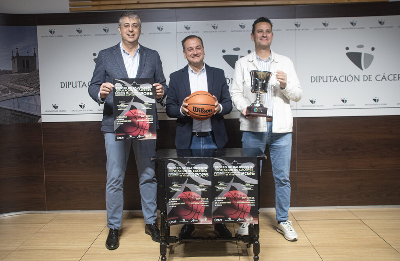 El Trofeo Diputación de Cáceres de Baloncesto Masculino y Femenino se celebrará en Malpartida de Plasencia el 17 de mayo