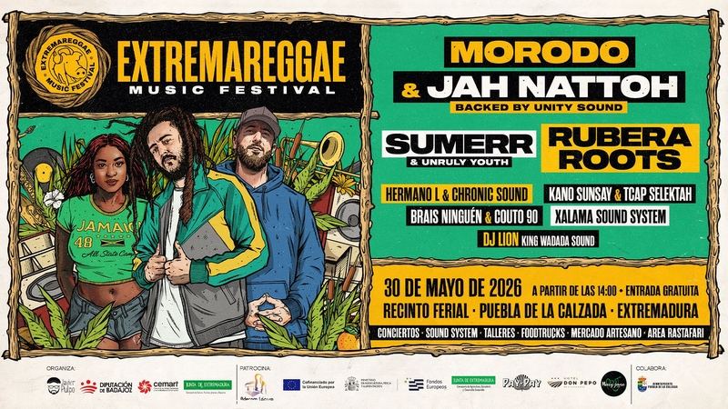 Puebla de la Calzada se convierte este sábado en capital del reggae