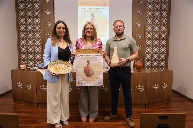 Salvatierra de los Barros convierte la alfarería en motor cultural y turístico con la XXX Feria Ibérica de la Alfarería y el Barro