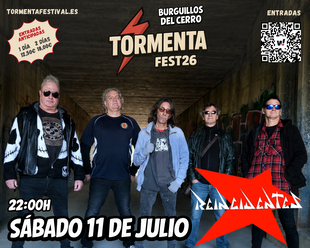 El campo de fútbol de Burguillos del Cerro volverá a convertirse en escenario del rock gracias al Tormenta Fest