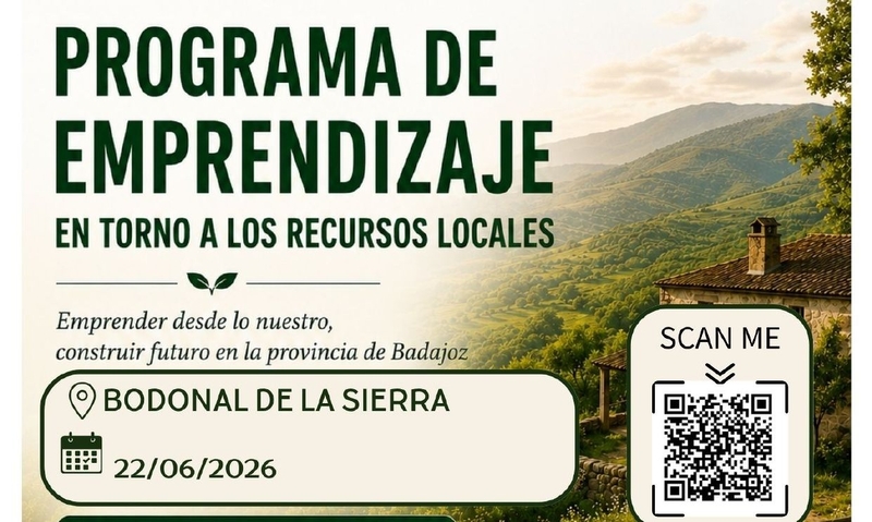 La Diputación lanza una formación en emprendimiento en torno a los recursos locales clave para la reactivación socioeconómica de las zonas 