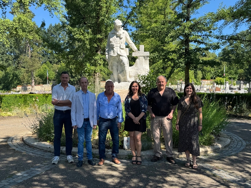 La Diputación de Cáceres avanza en la recuperación de la memoria de Baltasar Robledo, miembro de la Resistencia contra el nazismo